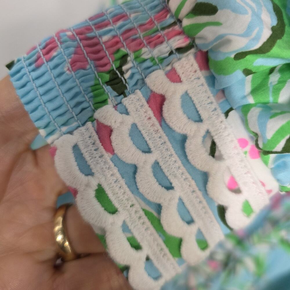 Lilly Pulitzer Womens Arletta Long Sleeve Dress Multicolor Son of a Bun Size 4 - Picture 5 of 16